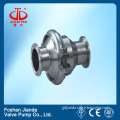 sanitary quick-install check valve cf8m